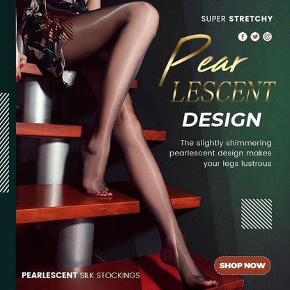 🔥BUY 1 GET 1 FREE🔥Pearlescent Silk Stockings Sexy Nylon Pantyhose