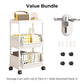 ⏳Limited-time 50% off⏰Multi-Tier Rolling Storage Cart for Narrow Spaces – Space-Saving Design, Smooth Rolling Wheels, Easy Assembly & Sturdy 🗄️