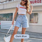👖LIMITED-TIME 50% OFF! ✨Women's Classic Solid Color High-Waist Shorts