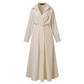 🔥2026 Hot Sale 50% OFF🔥 Women's Plain Cotton Lapel Shirt Wrap Dress