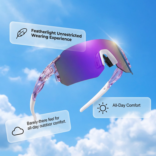 🕶️ 50% OFF NOW! 🚴 Large Frame UV Protection Sports Glasses – HD Vision & Lightweight Design 🏃