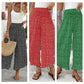 🎁New arrival 50% OFF💥Women’s Polka Dot Flowy High-Waisted Wide-Leg Trousers – Slimming, Comfy & Chic!🌟