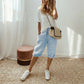 ⏳SUMMER HOT SALE⏰Women's Casual Cotton Linen Capris