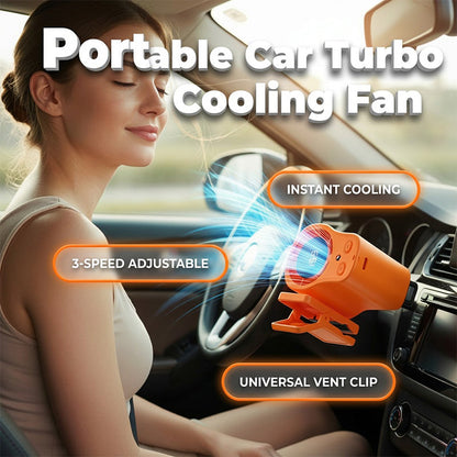 🌀Summer Hot Sale - ONLY ￡11.99!!💨50K+ SOLD!🚙Hands-Free Personal Cooling Fan with LED Display❄️🌬️