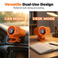🌀Summer Hot Sale - ONLY ￡11.99!!💨50K+ SOLD!🚙Hands-Free Personal Cooling Fan with LED Display❄️🌬️