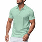 🥳2026 HOT SALE🥳💞50K+ SOLD!👔⚡ 50% OFF! Men's Lapel Tee – Wrinkle‑free, quick‑dry fabric. Tailored fit, 5 colors. Machine washable. Your smart‑casual essential. 🛡️🕊️