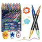 🔥 Hot sale 50% OFF🔥24 Colors Dual-Tip Glitter Marker Set