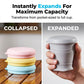 🔥Limited Time Promotion 50% OFF🔥Collapsible Silicone Travel Cup with Lid