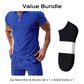 ⚡ 50% OFF FLASH SALE! Summer Zip-Neck Shirt & Shorts Set – Breathable, Lightweight & Effortlessly Stylish ☀️🌬️🔥【Limited Time】