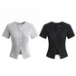 Women's Knit Button-Down Tank Top