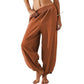 👖 50% OFF NOW! ✨ Women's Casual Elastic Waist Wide Leg Pants – Comfort Fit & Side Pockets 🌸