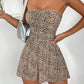 Women's Strapless A-Line Romper