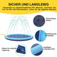 Foldable mat for outdoor swimming pools and a watering can