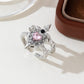 💍Vintage Sword Piercing Heart Ring – Adjustable, , Gothic Edge