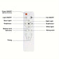 🔥Sale-50%OFF-🎁2-IN-1 PORTABLE CEILING FAN & LIGHT with Remote Control