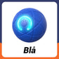 🎾 Rechargeable Self-Moving Dog Ball – LED Play