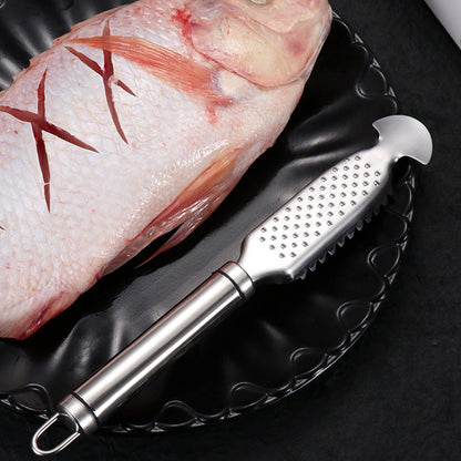 🐟 50% OFF NOW! ✨ Stainless Steel Fish Scaler Remover – No more fish scale mess, easy to use & rust-resistant 🧼