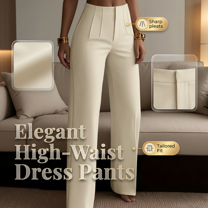 ⏳ Limited time 50% off! 💥Women's Elegant Pleated Wide-Leg Suit Pants