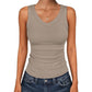 ⛱️Last Day Special Price ￡9.99!!💞Women's V-Neck Ribbed Knit Tank Top