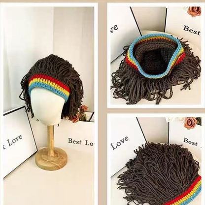 Unisex Knitted Dreadlock Wig Hat