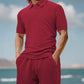 🔥New Hot Selling❤️‍🔥Men's Casual Shirt & Shorts 2-Piece Set
