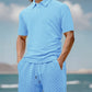 🔥New Hot Selling❤️‍🔥Men's Casual Shirt & Shorts 2-Piece Set