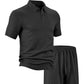 🔥New Hot Selling❤️‍🔥Men's Casual Shirt & Shorts 2-Piece Set