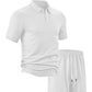 🔥New Hot Selling❤️‍🔥Men's Casual Shirt & Shorts 2-Piece Set