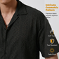 🔥New Hot Selling❤️‍🔥Men's Hollow-Out Short Sleeve Button Shirt