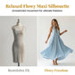 Women's Summer Halter Neck V-Neck Maxi Dress