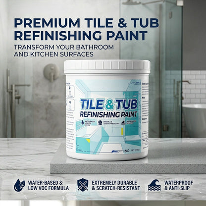 ⏳Limited-time 50% off⏰Premium Tile & Tub Refinishing Paint Kit