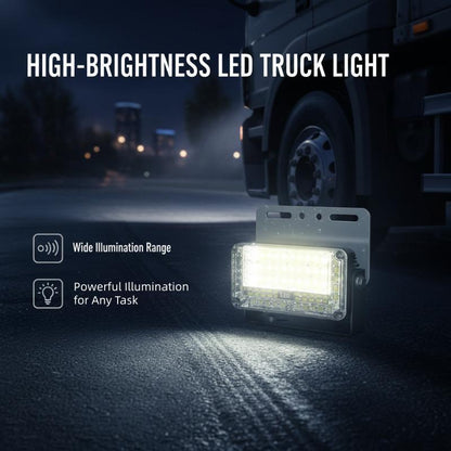 🚛 LED truck lights with 7 rows – 48 tail lights + 30 indicator bulbs – 9D lens – IP68 waterproof – easy to fit – 4 pieces
