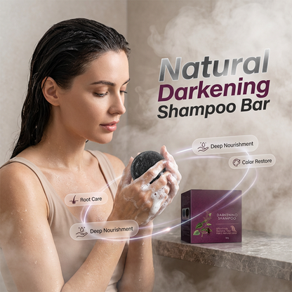 🎁New Arrival 2026: 50% OFF💥Hair Darkening Shampoo Bar for Gray Hair