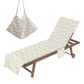 🏖️ Portable Lounger Cover with Storage Pockets🌊✨