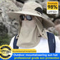 ⛰️🧢 Outdoor Mountaineering Sun Hat – UPF 50+, Breathable Mesh, Wide Brim, Foldable. Perfect for Hiking, Fishing, or Beach! ☀️🌲🎣