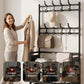 ✨Multi-Functional Entryway Shoe & Coat Rack 🏠