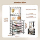 ✨Multi-Functional Entryway Shoe & Coat Rack 🏠