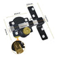 🏆LAST DAY SALE 50% OFF🔥50/70mm Long Throw Gate Lock with 5 Keys