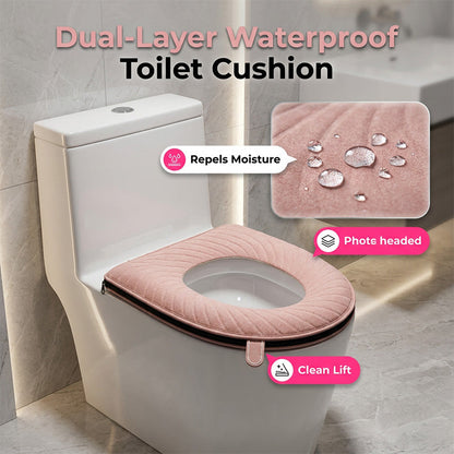 🔥New Hot Selling-50% Off!!🏆Waterproof Toilet Seat Cover with Handle