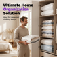 ⏰ Limited time pre‑order – secure yours today!🧺 Press-to-Compress Vacuum Storage Bags – No Pump Needed, Silver Ion Anti‑Bacteria, Space Saving – for Quilts, Winter Coats, Bedding – 2 Sizes (PA+PE)