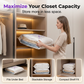 ⏰ Limited time pre‑order – secure yours today!🧺 Press-to-Compress Vacuum Storage Bags – No Pump Needed, Silver Ion Anti‑Bacteria, Space Saving – for Quilts, Winter Coats, Bedding – 2 Sizes (PA+PE)