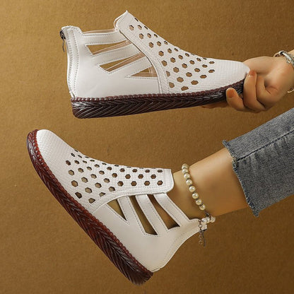 📢📢50% OFF !! ⏰Women's Breathable Hollow-Out Flat Shoes