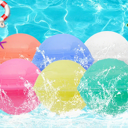 🎈12 PCS Non-Magnetic Silicone Water Balloon Toy💧