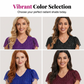 Women's V-Neck Butterfly Sleeve Sequin Top