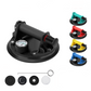 8-Inch Glass Vacuum Suction Cup with Pressure Gauge
