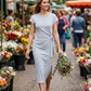 👗 LIMITED-TIME 50% OFF! ✨ Women's Striped Side-Tie Midi Dress – Adjustable, Breathable, Classic 🌊