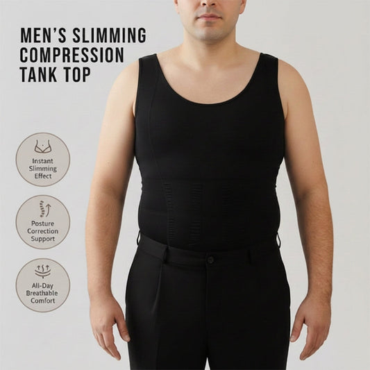 Men’s Breathable Slimming Compression Tank Top