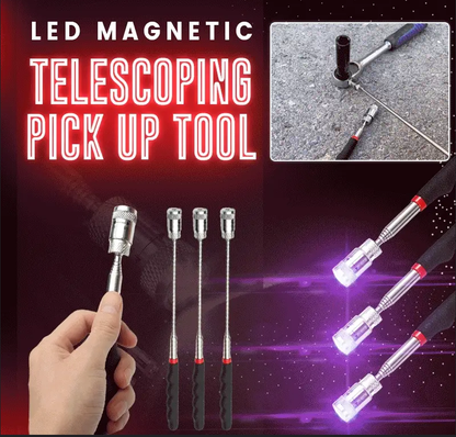 🔦 Hot Deal | LED Magnetic Pickup Tool