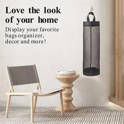 🧺 Hanging Mesh Bag Organizer – Reusable Kitchen Storage