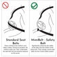 Seats Pregnancy Bump Strap,Prevent Compression of The Abdomen,Comfort&Freedom for Pregnant Moms Belly Maternity Belt Maternity Supplies Abdominal Binder